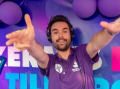 Kermis FM viert 15-jarig jubileum met Domien Verschuuren, Frank van ’t Hof en Erik-Jan Rosendahl Domien Verschuuren bij Kermis FM