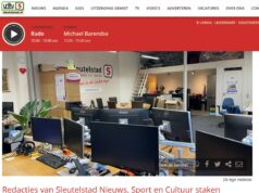 Redactie Sleutelstad weer aan het werk na staking Redactie Sleutelstad staakt