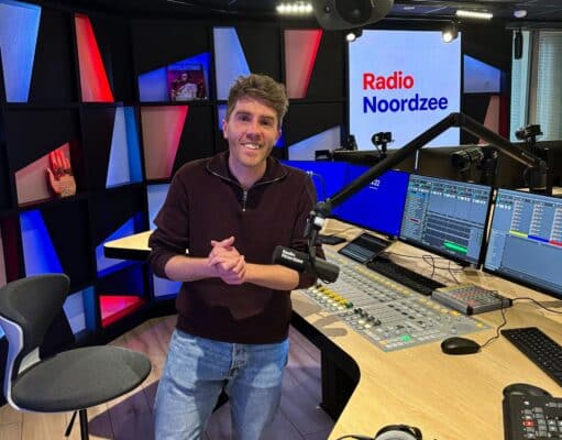 Luuk van den Braak krijgt vaste plek op Radio Noordzee Luuk van den Braak