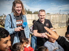 Frank van der Lende voor War Child naar Libanon